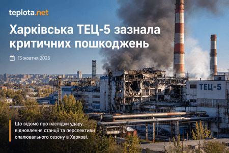 Харківська ТЕЦ-5 зазнала критичних пошкоджень: що відомо про наслідки удару